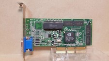nVidia Riva TNT 2 M64/32M M64-S AGP Video Card from Working Machine 