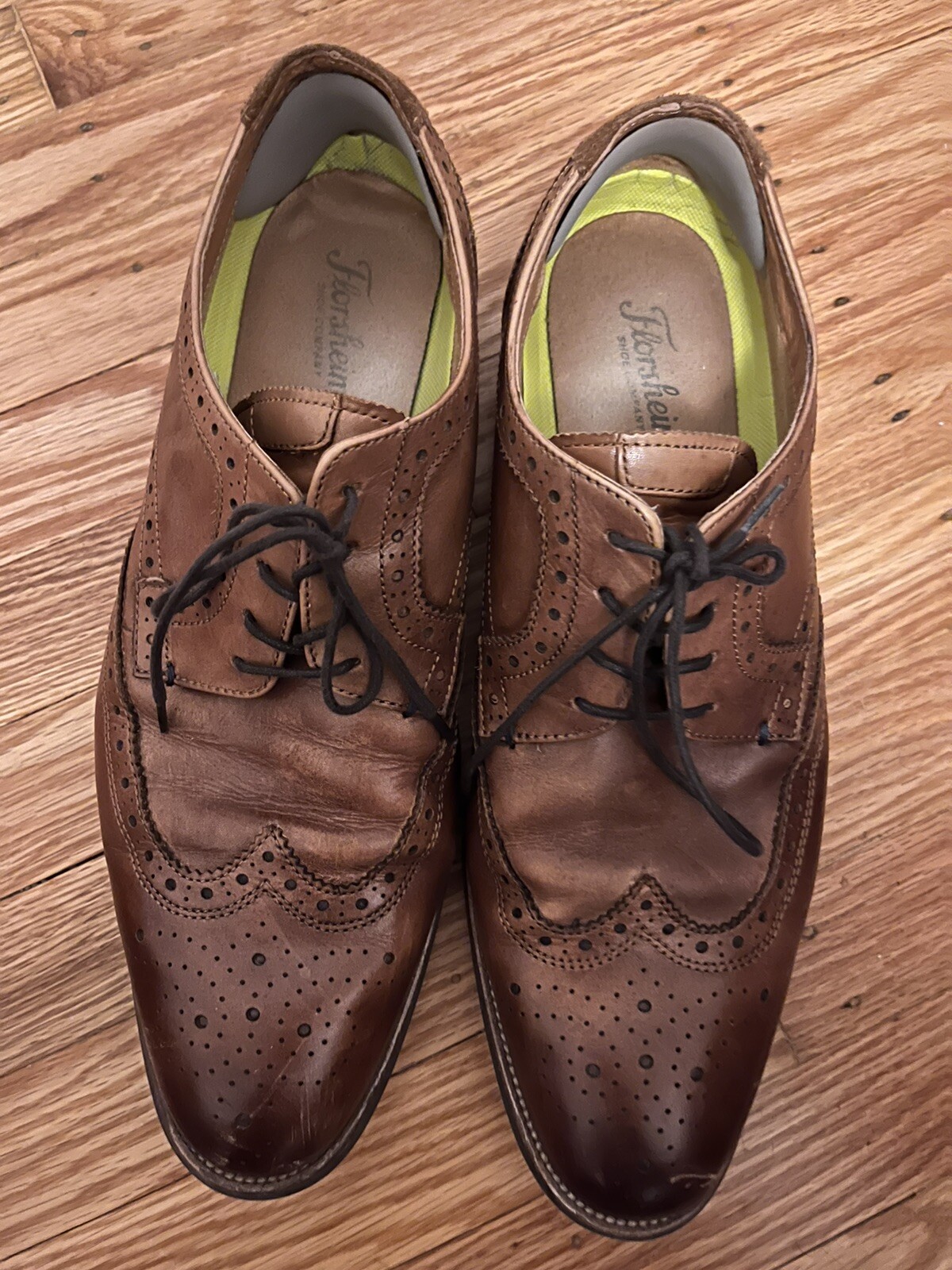 SAOLA FLORSHEIM UOMO TAGLIA 11 Ortholite 11937 221 PELLE COMFORT Tech