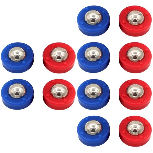 6 Sets Tabletop Shuffleboard Rolling Balls Supplies Checkerboard