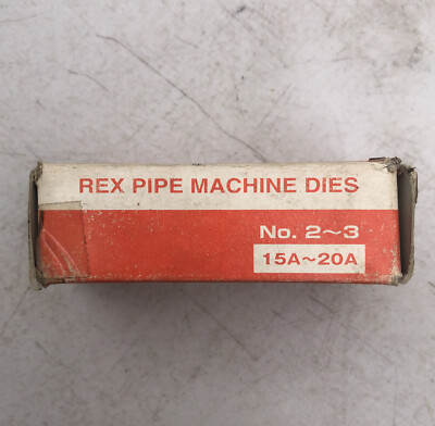 その他 REX PIPE MACHINE DIES  25A-40A 15A-20A Rex Pipe Machine Die Set Threading Dies RX161907 15A-20A 1/2
