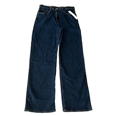 Joes Jeans The Margot High Rise Vintage Straight Womens Size 31 Blue Wide Leg