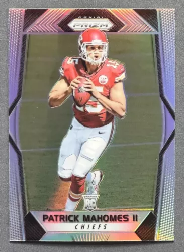Patrick Mahomes II 2017 Panini Prizm Silver RC!! Rare 🔥📈