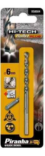 Punta Trapano 6 mm per granito Piranha - X58504 Black & Decker