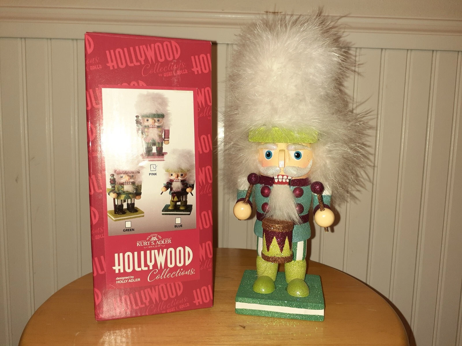 Holly Adler Hollywood 9" tall Nutcracker DRUMMER with Original Box