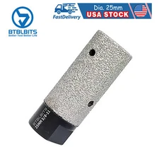 1" Diamond Milling Finger Bit Cone Grinding Tile Granite Stone Hole Saw Drill