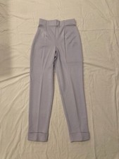 New Vintage Women's Norton McNaughton Purple Stretch Knit Pants Tapered Sz Small