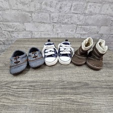 Lot of 3 Infant Boys Shoes Size 3