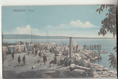 1926 AK ABTEI+LIDO+ANIMIERT+gereist+Stempel POSTVIERTEL 28-g497
