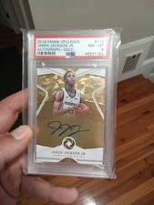 JAREN JACKSON JR. 2018 19 PANINI OPULENCE RC ROOKIE GOLD AUTO /25 PSA 8 GRIZZLIE