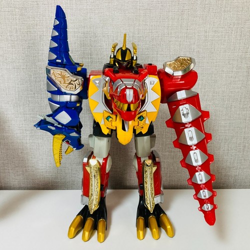 BANDAI Japón DX Megazord Power Rangers Dino trueno sentai Abaren Oh Bakuren Oh - Imagen 3 de 16