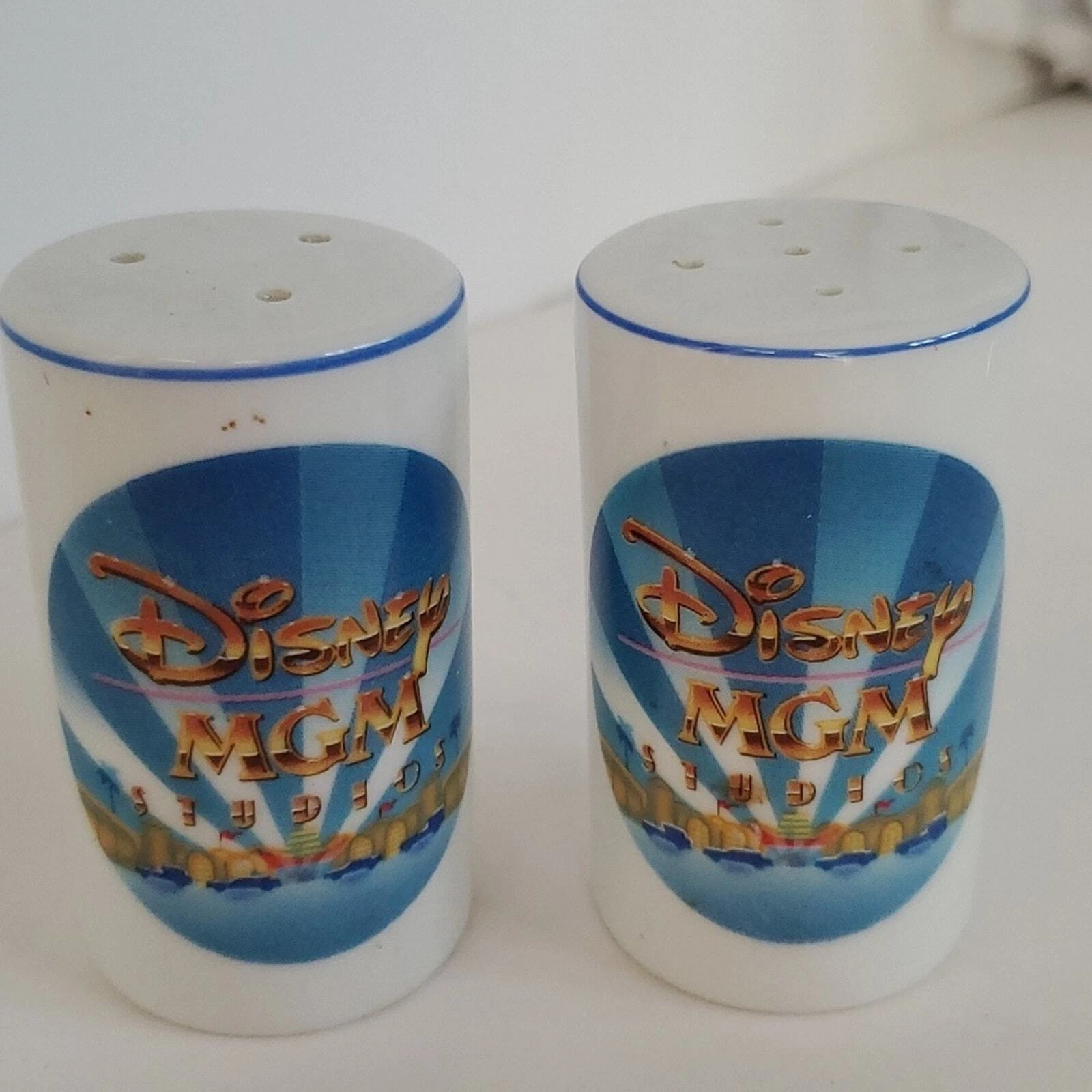 Vintage 1987 Disney Japan MGM Studios Salt & Pepper Shakers