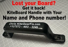Custom Kiteboard Handle with your info on it!! Cabrinha F-one Core Any Board!!