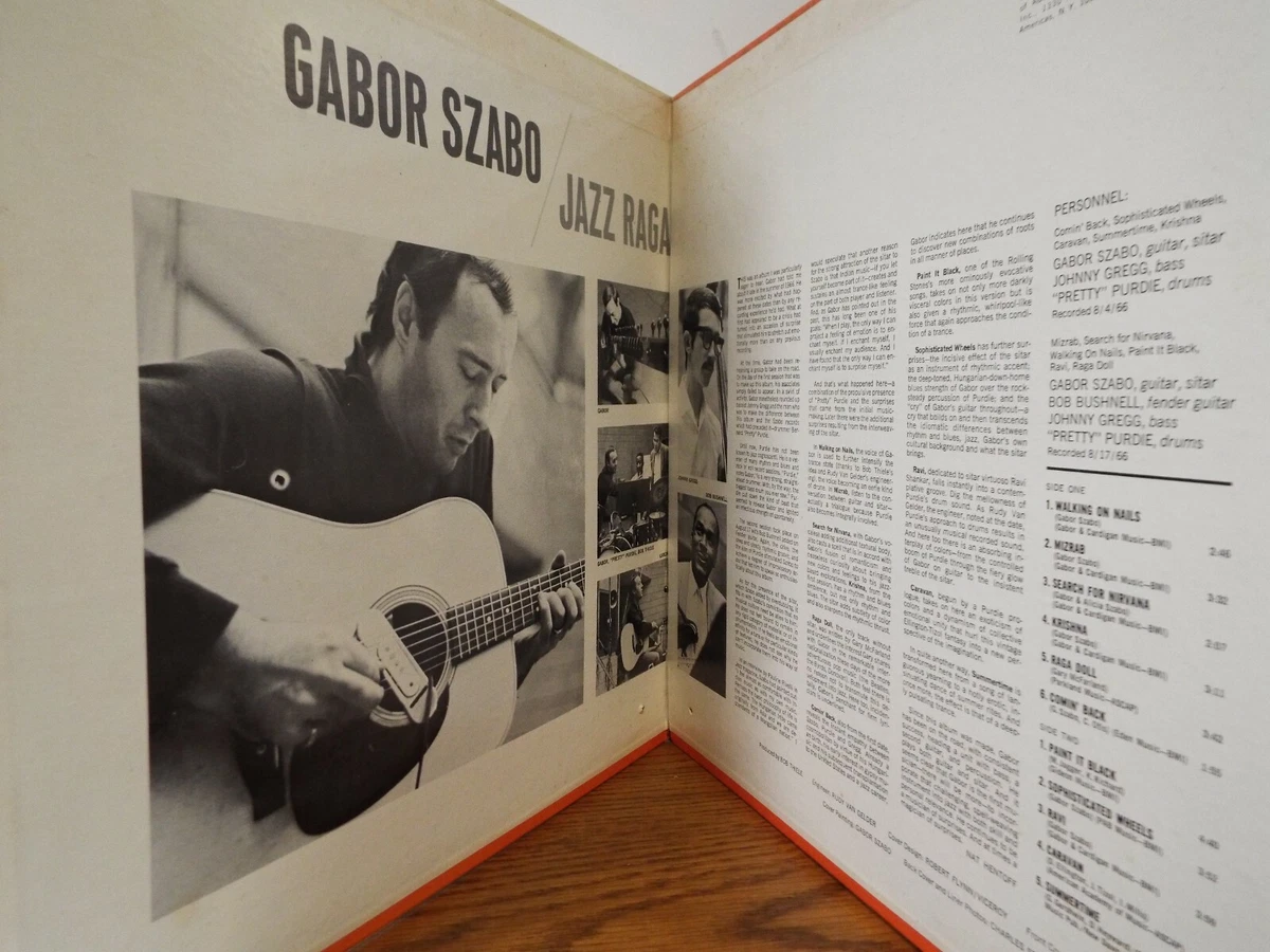 GABOR SZABO VAN GELDER MONO JAZZ RAGA LP VINYL ALBUM
