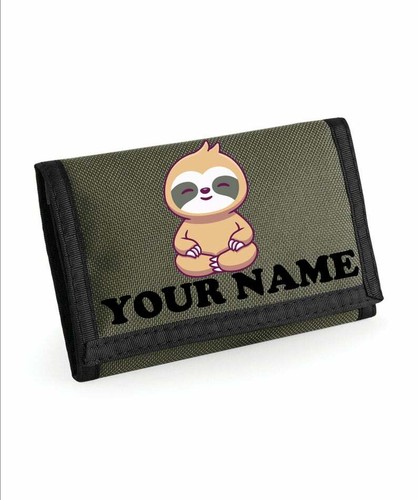 Cartera Infantil Personalizada Perezoso Kawaii Cartera Niñas Niños Billetera Tarjeta Moneda - Imagen 13 de 13