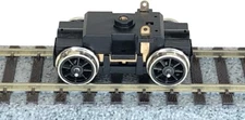 Tenshodo 05016 HO Gauge Coreless Power Truck 24.5S 10.5 Spoke Wheels Model Train