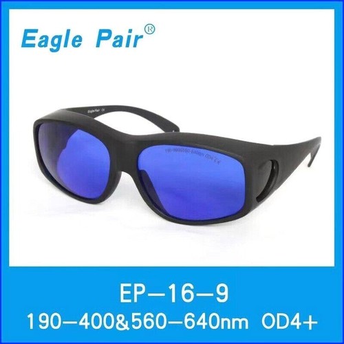 OD4+ 190-400nm 560-640nm Laser Sicherheit Brille Gelb 580nm Schutzbrille