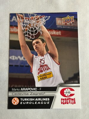 2015-16 UD Euroleague Marko Arapovic #E-4 Cedevita Zagreb