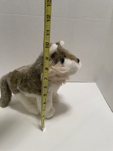 Wild Wolf Plush Platte River Trading Stuffed Toy Brown Tag Colorado CSU Vintage - Picture 8 of 9