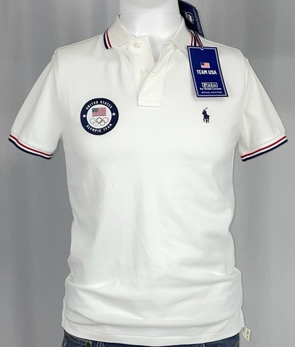 Polo Ralph Lauren Shirt Mens XS Extra Small USA Olympic Team Short Sleeve New - Picture 1 of 4