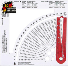 Strickzähler Nadel- und Maschenmesser für Pullover, Häkeln, Kunststoff