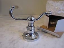 NIB Moen DN4403CH Chrome Vale Double Robe Hook Chrome