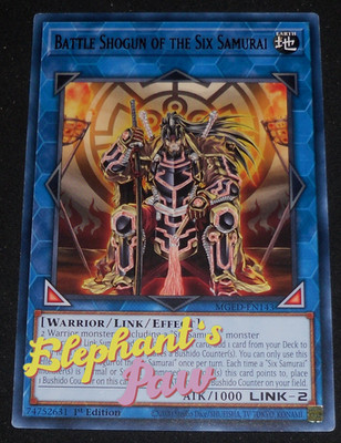 Yugioh - Battle Shogun of the Six Samurai RAR - MGED-EN143 AMERICAN