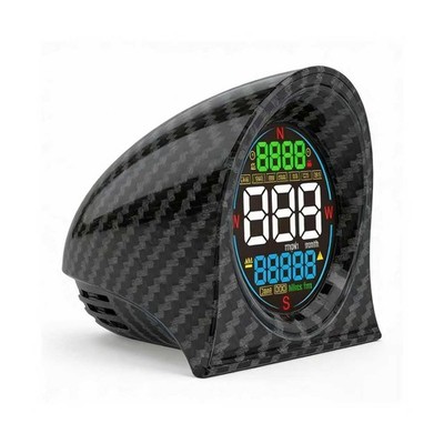 Digital GPS Speedometer Heads-Up Display, Dual Satellite HUD, Overspeed Alarm, F