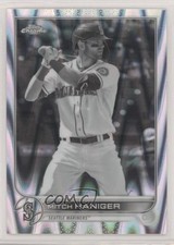 2022 Topps Chrome Sonic Black & White RayWave Refractor Mitch Haniger #92 16we