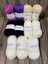 Lot of 11 Skeins Knit Picks Brava Sport Mixed Colors Yarn