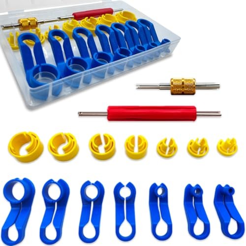 16PCS Car AC Fuel Line Disconnect Tool Set, Master Quick Disconnect Tool Kit 