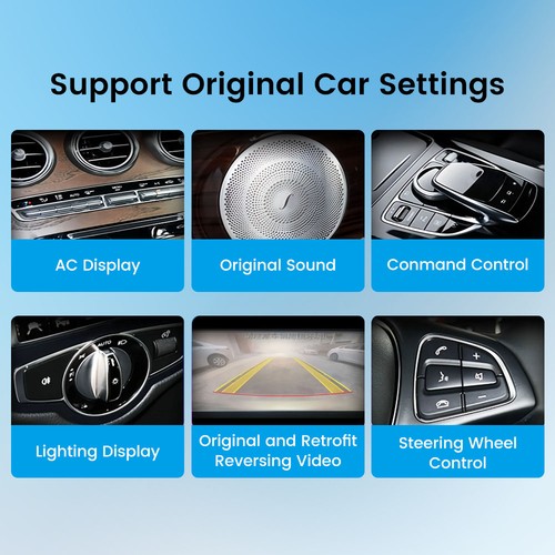 12.3" Android Car Stereo Radio for Benz C 2008-2010 GPS Navigation 4G 32G - Picture 4 of 12