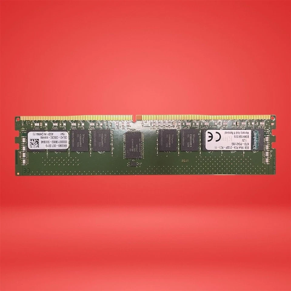 Kingston 8GB DDR4 PC4-2133P ECC Registered Server Memory Module KTD-PE421/8G - Image 3 of 4