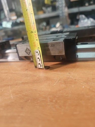 INA Linearführung mit 2 Schlitten L:490mm 2 Schwerlast Führungen - Bild 7 von 7