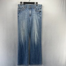 Vintage Lucky brand Jeans mens 31 Blue Vintage Straight Made In USA dungaree 90s