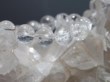 Himalayan Quartz (Ganesh Himal) Bracelet 14mm Beads No.24
