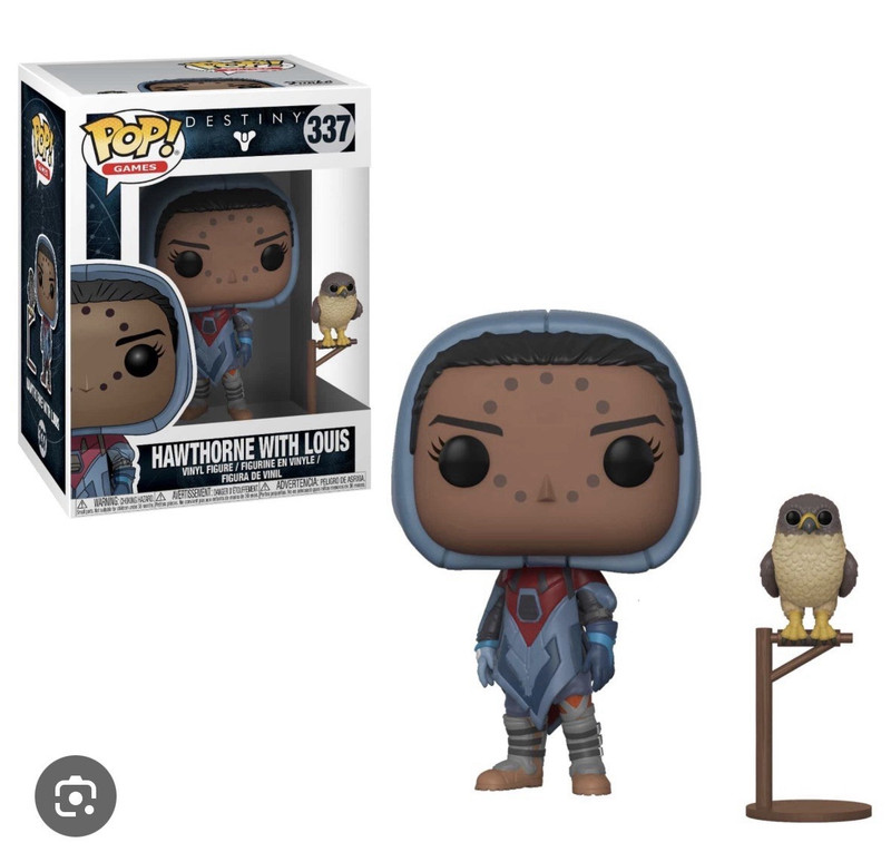 Funko Pop! Games Destiny Hawthorne with Louis Vinyl Figure #337 Standard