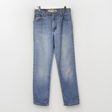 Vintage Levis 550 Jeans Light Blue Relaxed Tapered High Mom Jeans, Sz 8S, 28x28