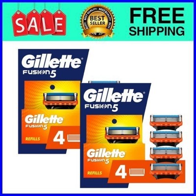 Gillette Fusion5 Razor Blade Refills 4 Ct 2-Pack Fast Ship USA