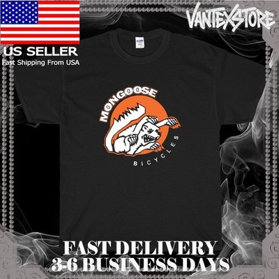 NEW SHIRT MONGOOSE BICYCLES LOGO MEN'S T-SHIRT FUNNY AMERICAN USA SIZE S-5XL