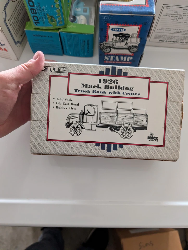 ERTL 1926 Mack Bulldog Truck Model Lockable Coin Bank - NEW In Box Never Opened  - Image 3 of 3