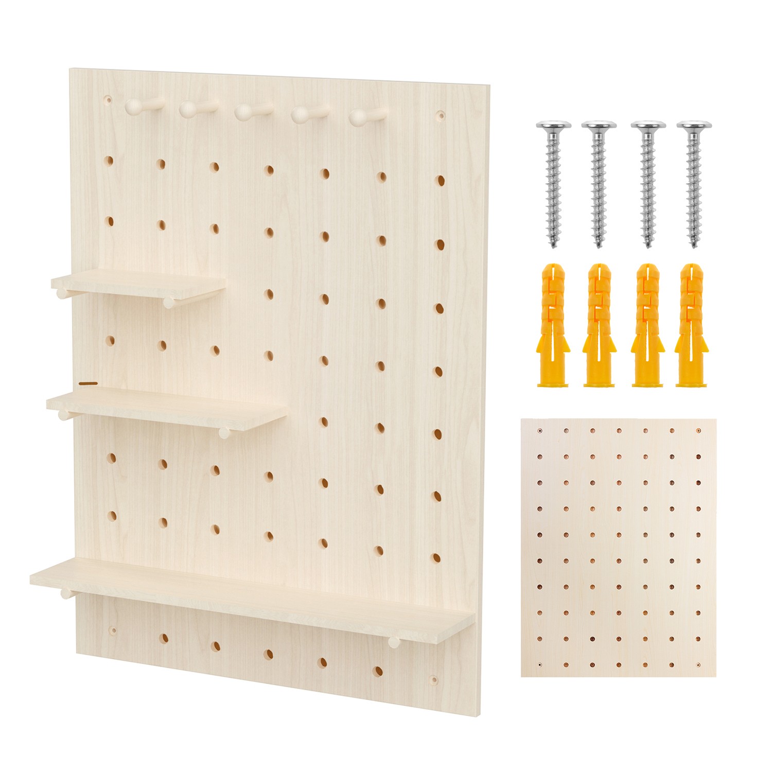 Organizzatore parete legno 60x80cm 20kg Maclean MC-131 WD