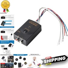 Car Audio Speaker Wire to RCA Line Output Converter, 2-Channel High to Low RC...