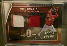2022 Panini Absolute - Tools of the Trade 2 Swatch Adam Haseley #TTT2-AH 165/199