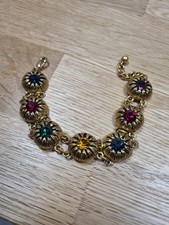 Gillian Horsup Vintage Costume Jewellery Armband Gold Plated