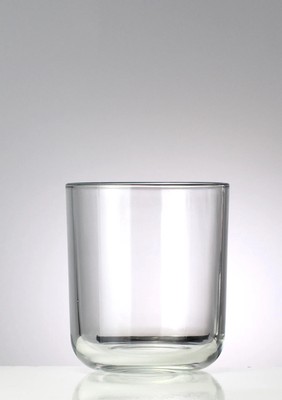Set of 4 Dream Vessels Infinia Clear Glass Candle Jars   11 oz | New in Box