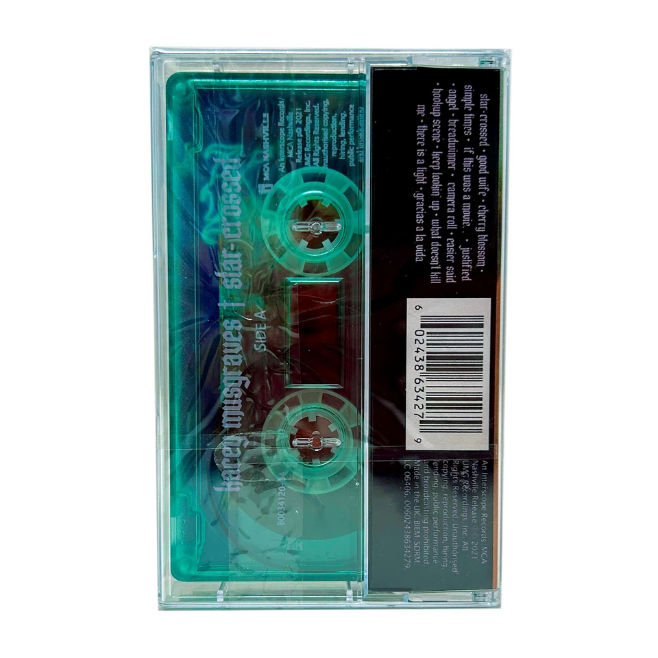 NEW SEALED Kacey Musgraves Star-Crossed Green Translucent Cassette Tape Album UK - Image 2 of 4