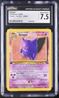 Pokemon CGC newly graded 7.5 1st edition Gengar Fossil 1999 NM+