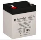 GENUINE 12V 5AH SigmasTek Battery replaces Enersys Yuasa NP4-12 SLA Rechargeable