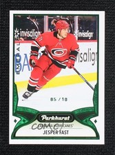 2021-22 Upper Deck Parkhurst Emerald Ice 5/10 Jesper Fast #213 0nd7