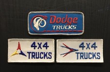 Lot Of Vintage Dodge 4x4 Trucks Advertising Truck Logo Patches Ram 1970s Nos Lot Of Vintage Dodge 4x4 Trucks Advertising Truck Logo Patches Ram 1970s Nos